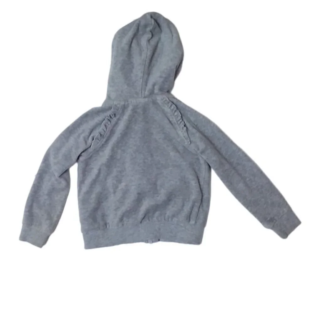 Juicy Couture Grey Hooded Velour Jacket